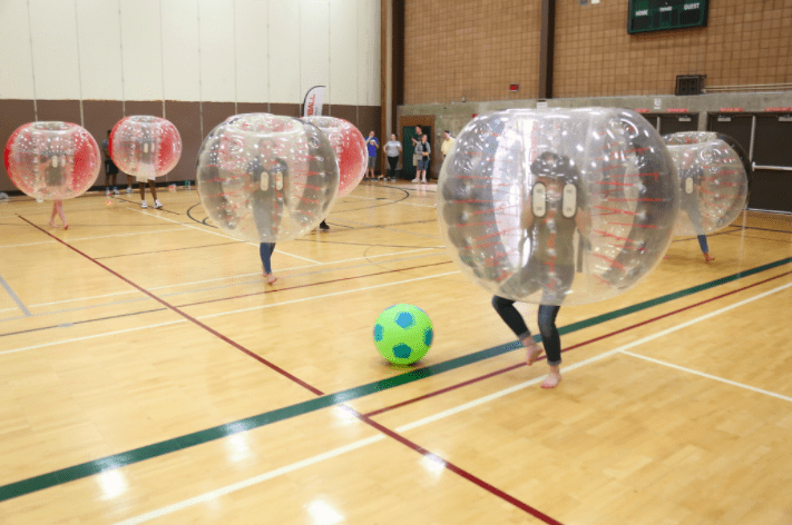 UWGB Kress Events Center Bubble Soccer Event