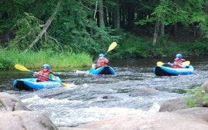Rafting in Marinette County, Wisconsin