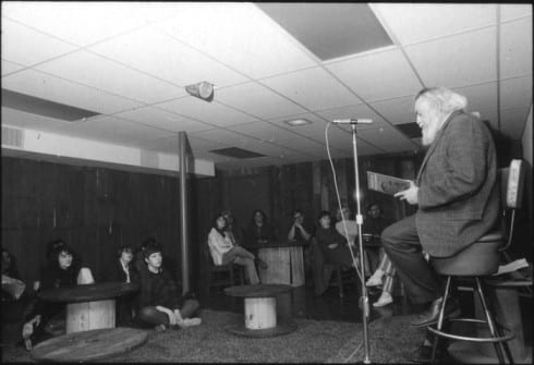 Photo memory 40 - Poetry reading at the old coffeehouse