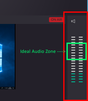 ideal audio level
