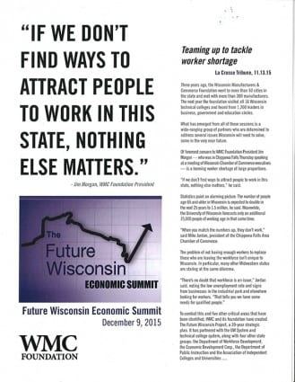 Future Wisconsin Economic Summit (WMC Foundation; December 9, 2015)