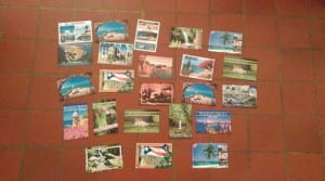 23 postcards in one night!