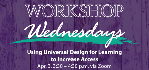 Workshop Wednesday: Using Universal Design for Learning to Increase Access